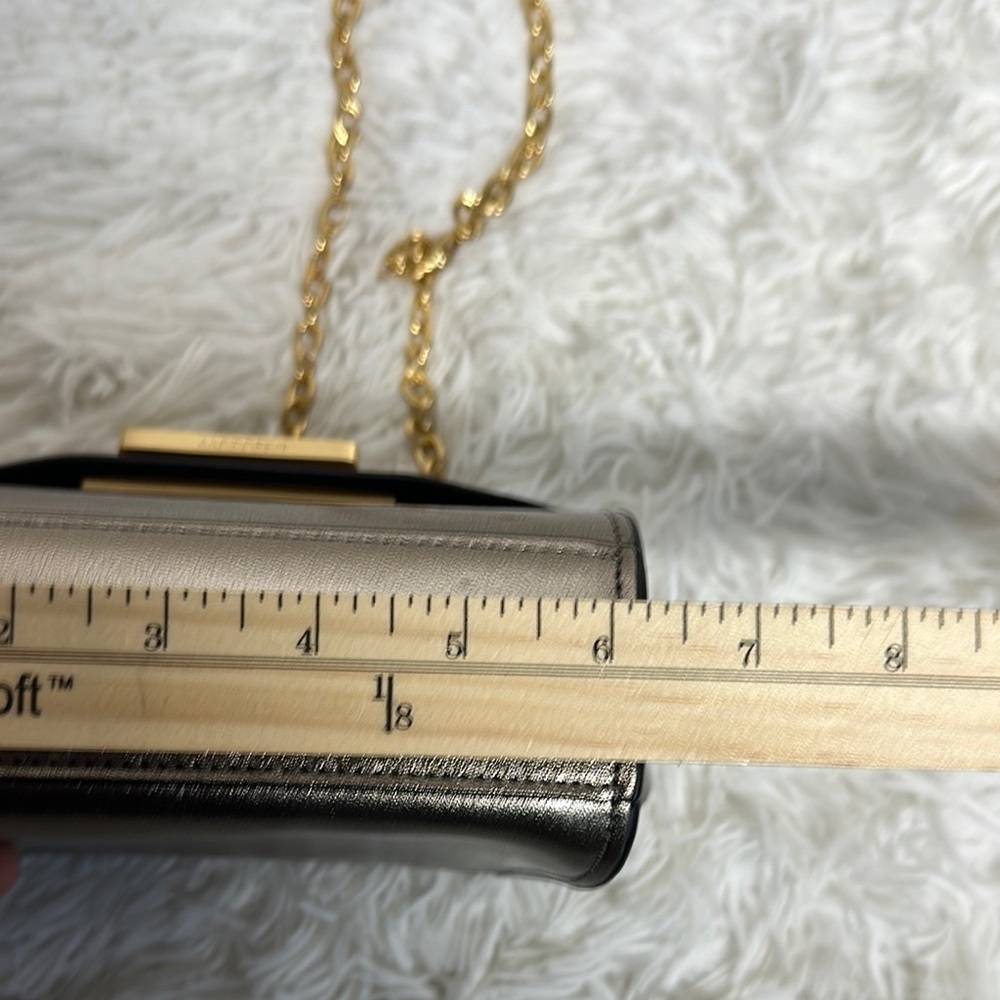 Zac Zac Posen Eartha Mini Gold Crossbody Bag MSRP398 - Picture 12 of 16